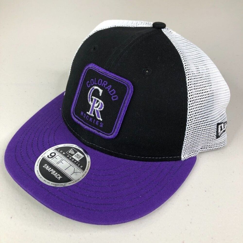 Colorado Rockies Hat Snap Back New Era 9Fifty Low Profile Patch Baseball Cap New